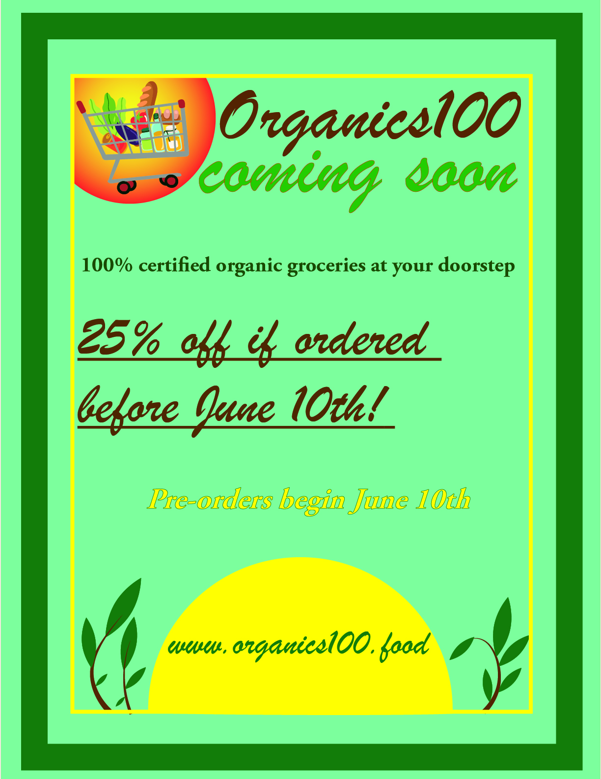 organic poster